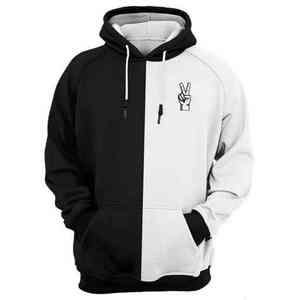 เสื้อฮู้ดแฟชั่นพิมพ์ลายสีสันสดใส ผ้าฟลีซอุ่นนุ่ม สวมใส่สบายในฤดูหนาว ดีไซน์ทันสมัย - Product Image 5