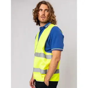 Chaleco de Alta Visibilidad Personalizado Blink con Pegatinas Reflectantes y Luces para Uso Promocional - Product Image 4