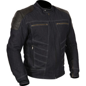 Chaqueta de cuero con cremallera para hombre, nueva chaqueta de moto de cuero personalizada a la moda para hombre - Product Image 1