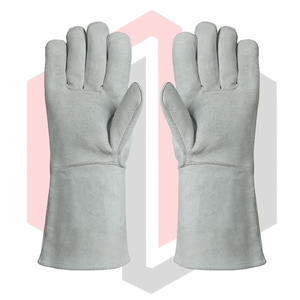 ถุงมือหนังสำหรับงานหนักแบบ TIG พร้อมการเย็บด้วยเคฟลาร์ ผ้าด้านในระบายอากาศได้ดี ความยาว 16 นิ้ว ทนต่อการฉีกขาด - Product Image 6