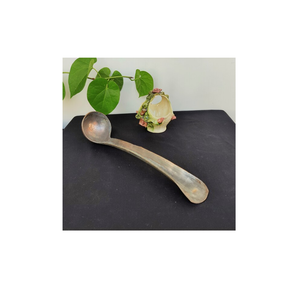 Cuchara de sopa de latón Juego de cubiertos Granja Restaurante Uso Mesa de latón de acero con espejo Sirviendo sopa al costo más bajo - Product Image 1