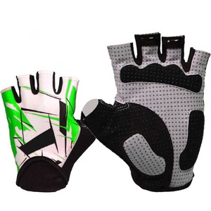 Dernière conception de gants de cyclisme à dragonne réglable, couleurs personnalisées, gants de vélo de montagne à demi-doigt Gants de fitness unisexes - Product Image 5