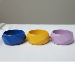 Handcrafted Trendy Color Resin <b>Bangles</b> | Glossy Chunky Acrylic <b>Bangles</b> for Women | Wholesale European <b>Fashion</b> Jewelry - Product Image 2