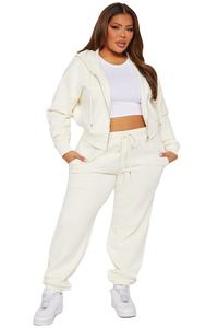 Conjunto Deportivo Y2K con Pedrería, Sudadera con Capucha y Pantalones Acampanados, Estilo Urbano - Product Image 1