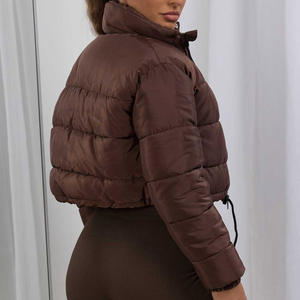 New Customized Design Crop <b>Jacket</b> Women High Quality Women Cropped Puffer <b>Jacket</b> For Women's - Product Image 5
