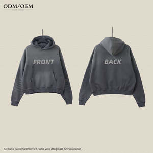 Vente en gros de sweats à capuche unisexes 400 GSM sweats lourds prix d'usine sweats chauds confortables et doux de qualité supérieure - Product Image 2