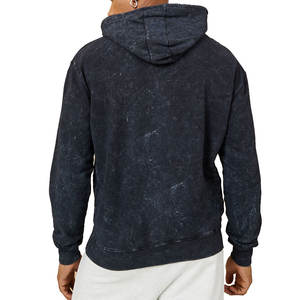 Sudadera con capucha de algodón puro y forro polar para hombre 2026, con estampado puff y lavado ácido, de manga larga, bordada, para invierno, de outlet de fábrica. - Product Image 2