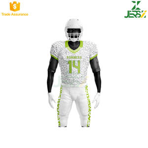 Uniforme de Fútbol Americano Personalizado, Transpirable, Estampado, para Unisex, 100% Poliéster, Servicio OEM, Más Vendido - Product Image 4