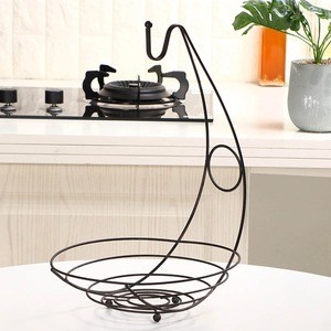 Elegante cesta de frutas de metal para una elegante presentación de almacenamiento en el hogar disponible en cantidad a granel para suministro al por mayor - Product Image 3