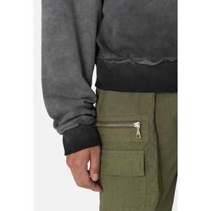 Novedad de 2024, Sudaderas con cuello redondo y estampado de lavado ácido para hombre, Tops de invierno de manga larga de algodón 100% de talla grande XS, temporada de otoño - Product Image 5