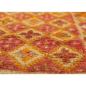Nuray Geometric Hand Knotted Wool Rugs 9x12 Rectangle with Abstract Pattern for Home Living Room or Bedroom Orange & <b>Red</b> - Product Image 3