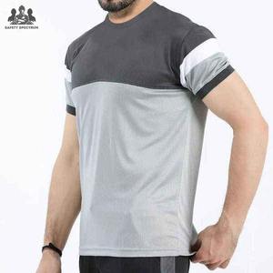 Camiseta de Manga Corta para Hombre, Ecológica, de Secado Rápido, Transpirable, de Corte Regular, Tejida, 100% Algodón, Nueva Moda Urbana, con Logotipo Personalizado Estampado - Product Image 1