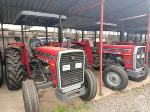 Tracteur agricole vert MASSEY FERGUSON avec cabine, moteur et pneus larges pour utilisation agricole - Product Image 6