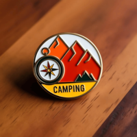 Pin Lapel Enamel Logam Pathfinder yang Dapat Dikustomisasi, Terlaris, Berlapis Emas/Perak, Desain Berkualitas Tinggi dan Tahan Lama untuk Klub