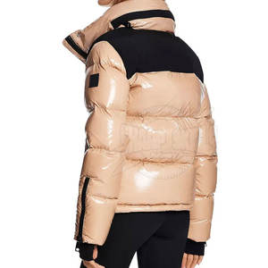 แจ็กเก็ตปลาปักเป้าฤดูหนาวของผู้ชายระบายอากาศมีฮู้ดซิปปิดโลโก้ถักตามสั่งมาใหม่ - Product Image 5