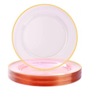 Assiette En Plastique De Qualité Alimentaire Verre Design Ble Ronde A Poncer Service Salade <span class=keywords><strong>Plaque</strong></span> Mélamine Gros - Product Image 5