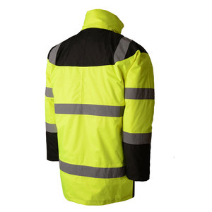 Reflective Winter Wear Hi Vis <b>Jackets</b> Men Quick Dry Water Proof Custom Design High Visibility Safety Workwear Construction OEM - Product Image 4