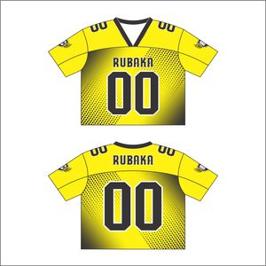 Maillot de football personnalisé de haute qualité pour hommes, t-shirt à manches longues superposées, impression Hip Hop, tissu en maille de polyester respirant, grande taille - Product Image 3