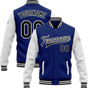 Custom Brand Baseball Varsity <b>Outdoor</b> Sports Winter Leather Jacket For Men Varsity Jacket College Baseball Jacket For Men - Product Image 3