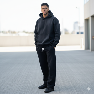 Sudadera Extra Grande con Logotipo Personalizado Bordado, Chándal de Felpa Francesa para Hombre, 100% Algodón, Grueso, con Estampado - Product Image 4