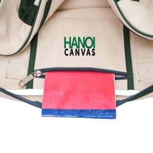 High Quality Eco-Friendly Cotton <b>Duffle</b> <b>Bag</b> Customizable Logo and Color Made in Vietnam Factory Price - Product Image 4
