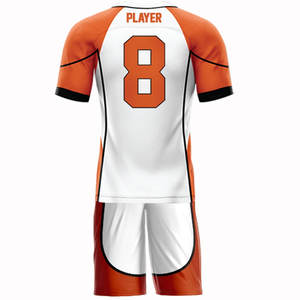 Logotipo personalizado impreso hecho en fábrica bandera uniformes de fútbol diseño único ropa deportiva - Product Image 3