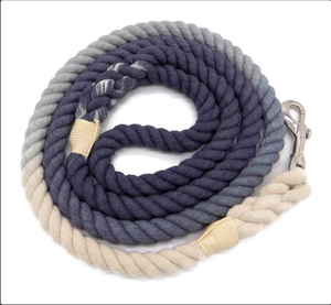 <b>Dog</b> Walking Gift for <b>Dog</b> 5ft Rope <b>Dog</b> <b>Leash</b> Ombre Braided 100% Cotton Multi-colored - Product Image 1