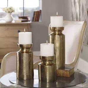 เชิงเทียนหรือเชิงเทียนโลหะสำหรับตกแต่งบ้านและงานแต่งงานดีไซน์ใหม่ - Product Image 2