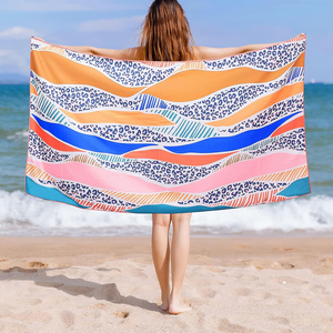 ผ้าขนหนูชายหาดผ้าฝ้าย100% สุดหรูผ้าขนหนูชายหาดดีไซน์ตามสั่ง - Product Image 1