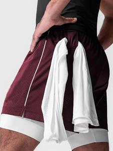 Short décontracté de sport d'été pour hommes respirant trou American Dry Fast Fitness Training Short Pants - Product Image 4