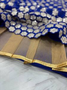 Designer bleu royal Lehenga Choli pour mariage fête indienne porter Lehengas Choli avec ensemble dupatta - Product Image 6