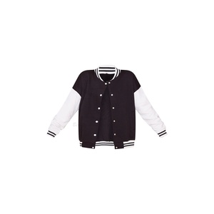 Nueva llegada de la chaqueta de las mujeres Varsity Estilo Vintage Streetwear Logotipo personalizado Impresión Cuello en V Transpirable Mangas completas Personalización - Product Image 5