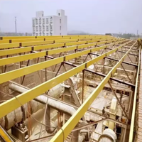 Poutre en I robuste en PRFV, poutre structurelle en fibre de verre extrudée, résistante à la corrosion, pour structure de stockage de produits chimiques