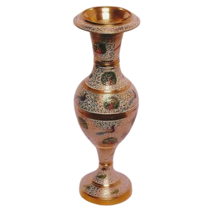 High Quality Brass <b>Vintage</b> Arabic Flower <b>Vase</b> Engraved With Polish Finished For Tabletop Home Decor And Table Decoration - Product Image 2