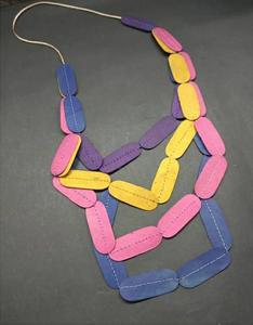 Los productos más populares, superventas, collar de cuentas de resina largo grande de color blanco a la moda, joyería, collares de joyería de moda - Product Image 5