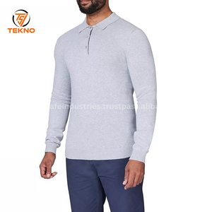Nouvelle mode coton imprimé hommes pour polo motif solide avec col rabattu respirant coupe régulière grande taille service OEM - Product Image 4