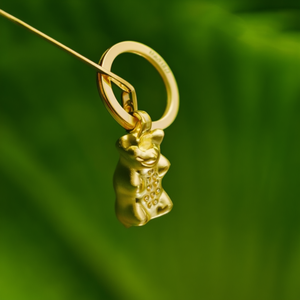 Portachiavi Personalizzato HARIBO Goldbr in Metallo, Gadget Personalizzabile in Colore Oro - Product Image 3