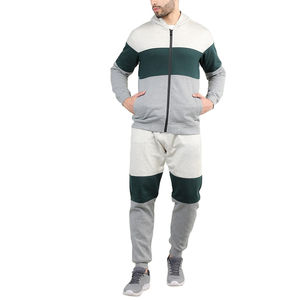 Survêtement en nylon pour hommes, vestes zippées, survêtement d'extérieur, quantité minimale de commande bas, coupe-vent en polyester, ensemble deux pièces avec logo personnalisé pour hommes - Product Image 4