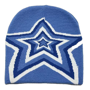 Fabricant professionnel de bonnets en jacquard à motif de crâne Y2k chauds pour l'automne et l'hiver pour hommes et femmes dans différents designs - Product Image 1