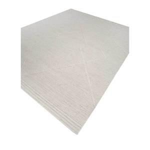 พรมทอมือขนาดใหญ่สีเบจและสีน้ำตาล ลายเรขาคณิต รูปทรงสี่เหลี่ยมผืนผ้า สำหรับใช้ในบ้าน ห้องโถง ห้องพักอาศัย รุ่น Hwt-35 - Product Image 2