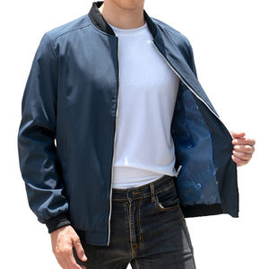 Veste d'hiver en satin pour hommes vente en gros pas cher prix en ligne veste d'hiver bombardier respirante en polyester pour hommes - Product Image 5