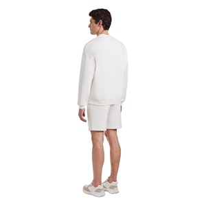 Men Casual Crewneck Sweat Set 460 GSM Cotton Fleece Sweatshirt <b>Jogger</b> Tracksuit Winter Street Fashion OEM Private Label - Product Image 5