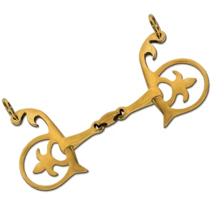 Bocados de Acero Inoxidable Barroco de Alta Calidad para Caballos, Personalizables - Product Image 1