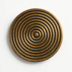 ที่รองแก้วอลูมิเนียมสีบรอนซ์แบบเกลียวหรูหราสำหรับตกแต่งบ้านที่ทันสมัย - Product Image 1