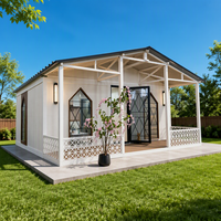 Maison familiale à deux chambres - Maison modulaire en kit - Aménagement clé en main avec garantie structurelle d'un an