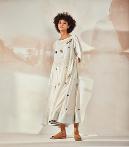 Nouvelle robe longue à manches longues imprimée pour femmes, style tendance, longueur cheville - Product Image 2