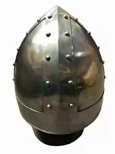 Armure de guerrier avec doublure en cuir disponible au prix de gros pour l'exportation casque normand médiéval calibre 18 acier doux - Product Image 3