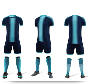 Nouvel ensemble de maillot de football en polyester 100% imperméable imprimé par transfert thermique rouge jaune vert bleu blanc - Product Image 3