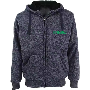 Sweat à capuche unisexe en molleton 100 % coton épais à fermeture éclair, séchage rapide, coupe oversize, idéal pour l'hiver – Meilleures ventes - Product Image 6