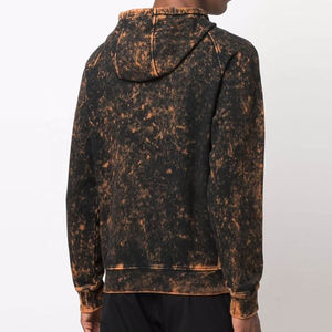 Sweat à capuche surdimensionné délavé à l'acide Vintage pour hommes de High Street - Product Image 1